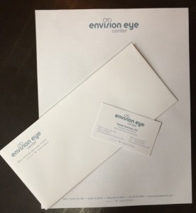 Corporate identity package for Envision Eye Center